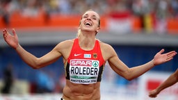 Die deutsche 100-Meter-Hürdenläuferin Cindy Roleder © picture alliance / dpa Foto: Michael Kappeler