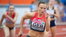 Die deutsche 400-Meter-Läuferin Friederike Möhlenkamp