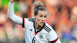 Die deutsche Nationalspielerin Simone Laudehr 