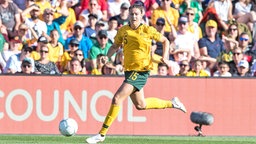 Die australische Fußball-Nationalspielerin Emily Gielnik