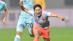 Die chinesische Nationalspielerin Lina Yang