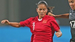 Die chinesische Nationalspielerin Qiaozhu Chen