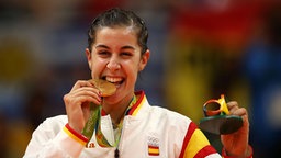 Badmintonspielerin Carolina Marin aus Spanien © imago/Agencia EFE