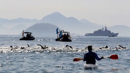 Freiwasser-Schwimmerinnen in Rio © picture alliance / empics Foto: Owen Humphreys