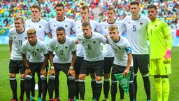 Die deutsche Fußball-Mannschaft der Männer © dpa - Bildfunk Foto: Jessica SantanaFramephoto
