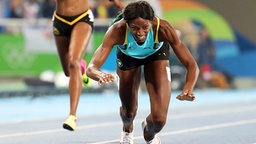 Shaunae Miller, 400 Meter Läuferin von den Bahamas © dpa Foto: Srdjan Suki