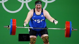 Sarah Elizabeth Robles, US-amerikanische Gewichtheberin. © dpa Foto: Larry W. Smith