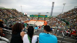 Beachvolleyball-Arena in Rio  © Thomas Luerweg Foto: Thomas Luerweg