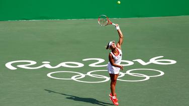 Olympisches Tennisturnier in Rio 2016: Tennisprofi Angelique Kerber © Thomas Luerweg Foto: Thomas Luerweg