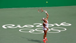 Olympisches Tennisturnier in Rio 2016: Tennisprofi Angelique Kerber © Thomas Luerweg Foto: Thomas Luerweg