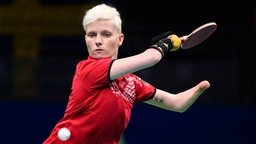 Die deutsche Tischtennisspielerin Stephanie Grebe © imago/Conny Kurth 
