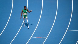 Der südafrikanischer Leichtathlet Ntando Mahlangu © OIS/IOC Foto: Simon Bruty for OIS