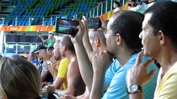 Zuschauer beim Boccia-Spiel Brasilien - Südkorea. © sportschau.de Foto: Florian Neuhauss