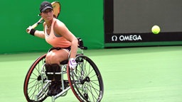 Rollstuhl-Tennisspielerin Katharina Krüger © DBS Foto: Andreas Joneck