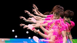 Die chinesische Tischtennisspielerin Ding Ning © imago/Fotoarena
