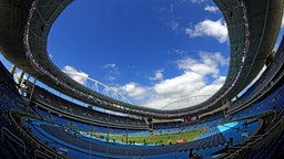 Das Stadion der Leichtathletik-Wettkämpfe bei den Olympischen Spielen in Rio de Janeiro. © picture alliance / ESTADAO CONTE