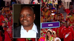 Michael Rotich, Delegationsleiter der kenianischen Leichtathleten. © ARD Foto: Screenshot
