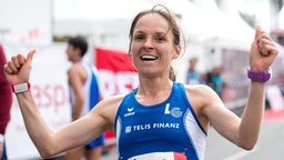 Anja Scherl, Marathonläuferin © picture alliance / dpa Foto: Lukas Schulze