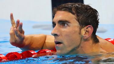 Der US-amerikanische Schwimmer Michael Phelps © dpa - Bildfunk Foto: Michael Kappeler