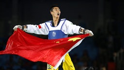 Der chinesische Taekwondo-Kämpfer Zhao Shuai © picture alliance / dpa Foto: Tatyana Zenkovich