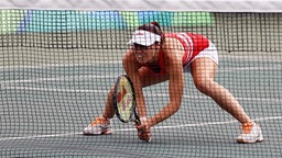 Die schweizer Tennisspielerin Martina Hingis. © dpa Foto: Michael Reynolds
