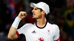 Der britische Tennisspieler Andy Murray gibt sich entschlossen. © picture alliance / empics Foto: Owen Humphreys