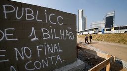Die Siedlung Vila Autodromo in Rio de Janeiro neben dem olympischen Medienzentrum © Thomas Luerweg Foto: Thomas Luerweg