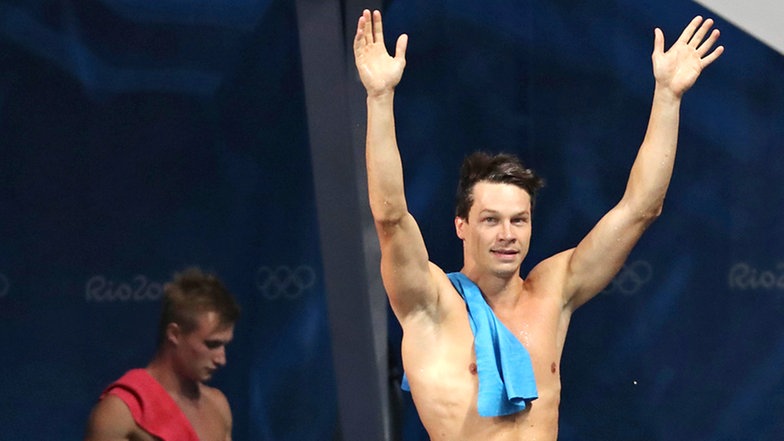 Der deutsche Wasserspringer Patrick Hausding © dpa - Bildfunk Foto: Friso Gentsch