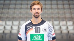 Der deutsche Handballspieler Fabian Wiede