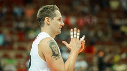 Der kanadische Volleyballer Frederic Winters und sein Tattoo © imago/Newspix 