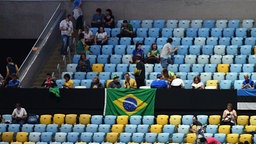 Leere Plätze während vor der Eröffnungsfeier der Olympischen Spiele in Rio de Janeiro © dpa -Bildfunk Foto: Lukas Schulze