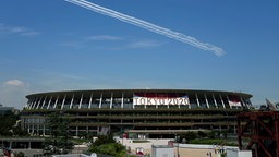 Das Nationalstadion in Tokio © picture alliance/dpa/AP Foto: Eugene Hoshiko