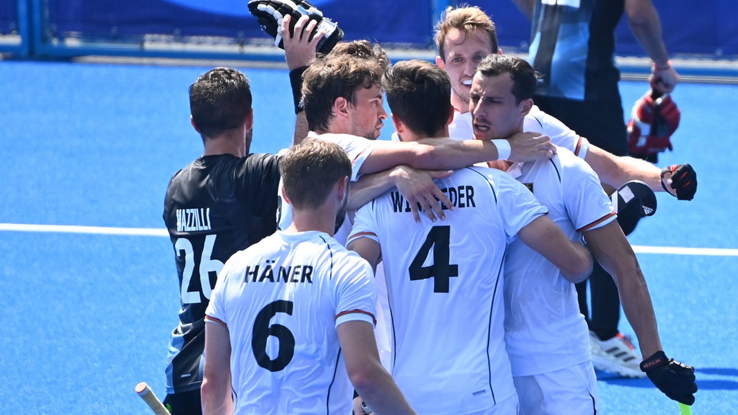 Hockey Deutschlands Männer gewinnen Viertelfinale gegen