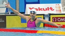 Die polnische Schwimmerin Alicja Tchorz  