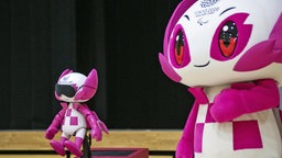 Someity, das Maskottchen der Paralympics 2020 in Tokio. © picture alliance / NurPhoto Foto: Alessandro Di Ciommo