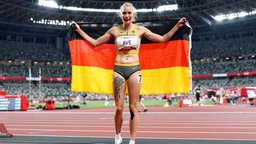 Die deutsche Para-Leichtathletin Lindy Ave gewinnt Bronze © IMAGO / Beautiful Sports Foto: Axel Kohring