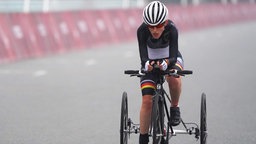Die deutsche Para-Radsportlerin Jana Majunke in Aktion © picture alliance/dpa | Marcus Brandt 