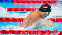 Der deutsche Para-Schwimmer Taliso Engel in Aktion © dpa-Bildfunk Foto: Marcus Brandt/dpa