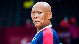 Der deutsche Para-Badminton-Spieler Peter Mi Young-Chin