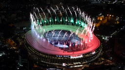 Eröffnungsfeier der Paralympischen Spiele  im Olympia-Stadion in Tokio 2020 © picture alliance / ASSOCIATED PRESS Foto: Hiroto Sekiguchi