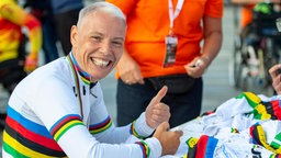 Para-Radsportlerin Andrea Eskau