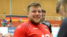 Sitzvolleyballspieler Mathis Tigler