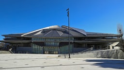 Das Tokyo Metropolitan Gymnasium © picture alliance/Valery Sharifulin/TASS/dpa Foto: Valery Sharifulin