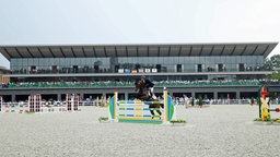 Der Equestrian Park für die Reitwettbewerbe bei Olympia 2020 in Tokio. © imago images / AFLOSPORT 