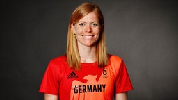 Moderne Fünfkämpferin Annika Schleu