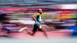 Bahamaischer Sprinter Steven Gardiner in Aktion © IMAGO / NurPhoto Foto: Ulrik Pedersen